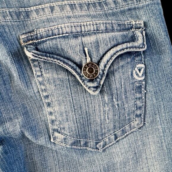 Vigoss New York Boot Jeans Juniors size 9 Bootcut Retro Cabincore Y2K Style - Picture 12 of 13